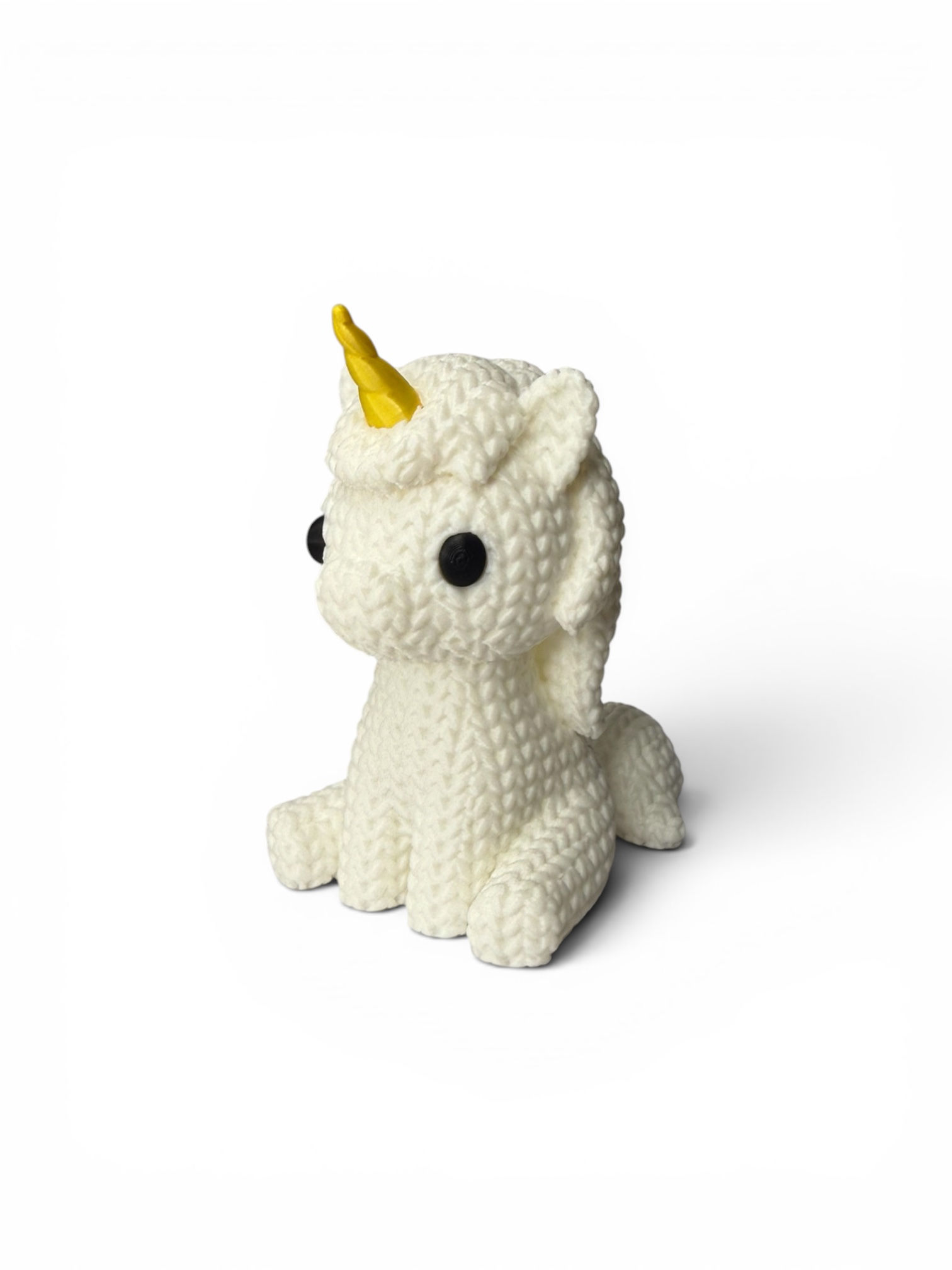 Knitted-style 3D Printed Unicorn
