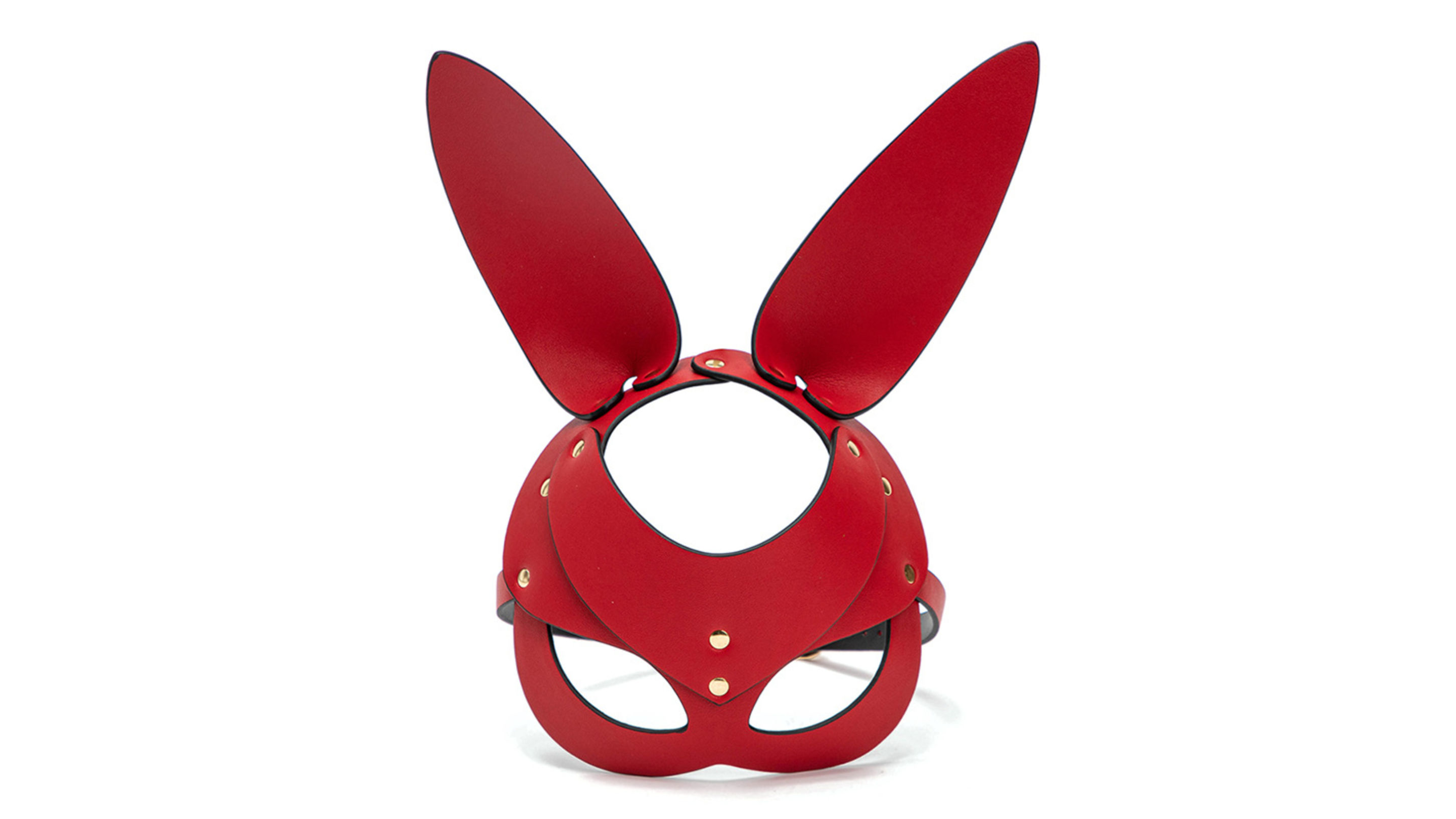 κόκκινη bunny mask BDSM