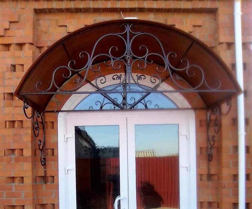 Металлический козырёк