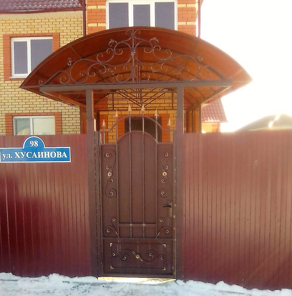 Металлический навес