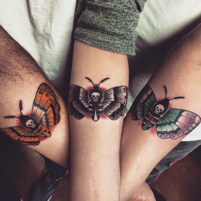 death moth tattoo