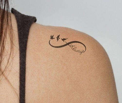 Infinity Tattoo with Birds Meaning