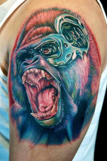 Tattoos of Gorillas