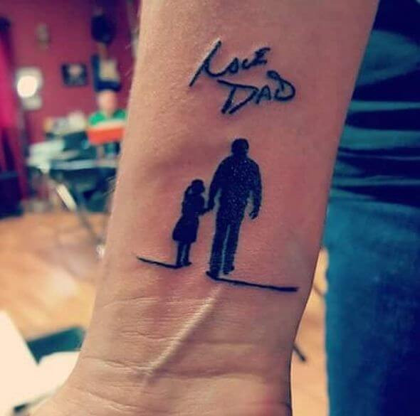 father daughter tattoos
