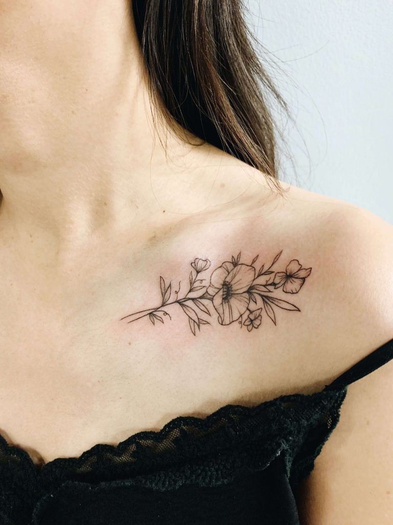 sweet pea tattoo