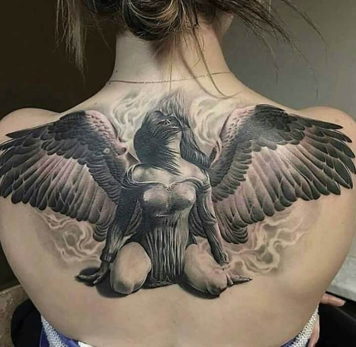 fallen angel tattoo