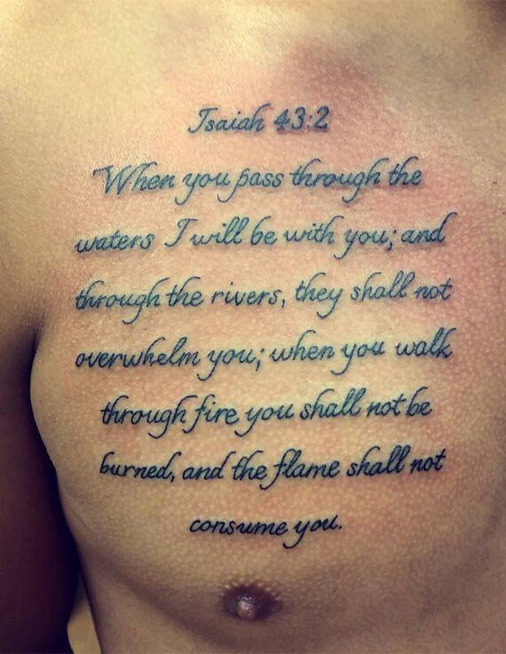 tattoo verse in the bible