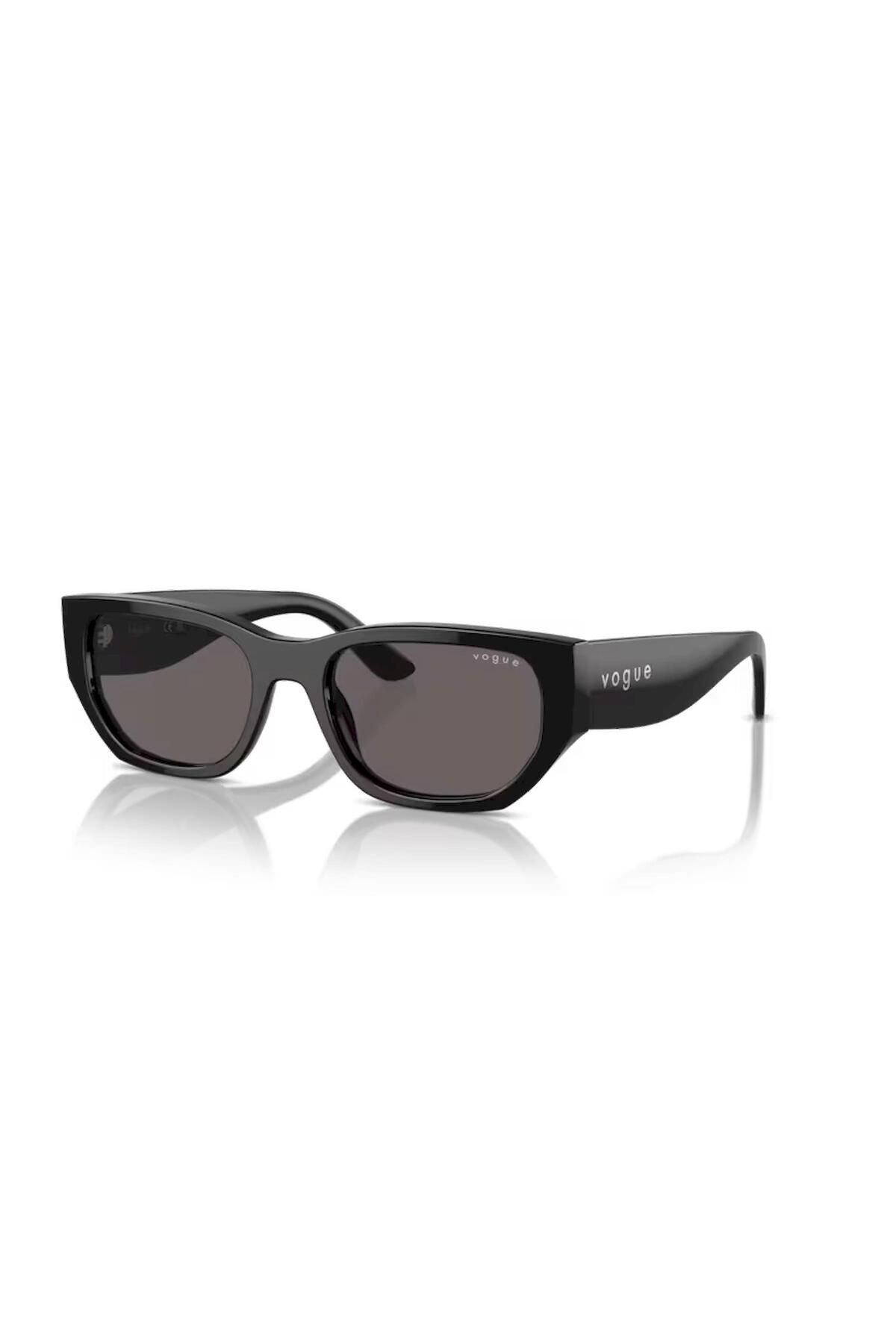 VOUGE 5586-S W44/87 SİYAH KEMİK KADIN GÜNEŞ GÖZLÜĞÜ