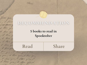 5 books to read in Spooktober