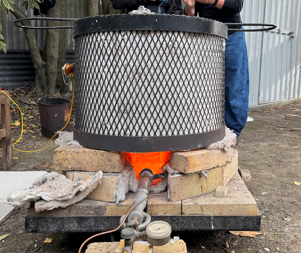 Raku firing