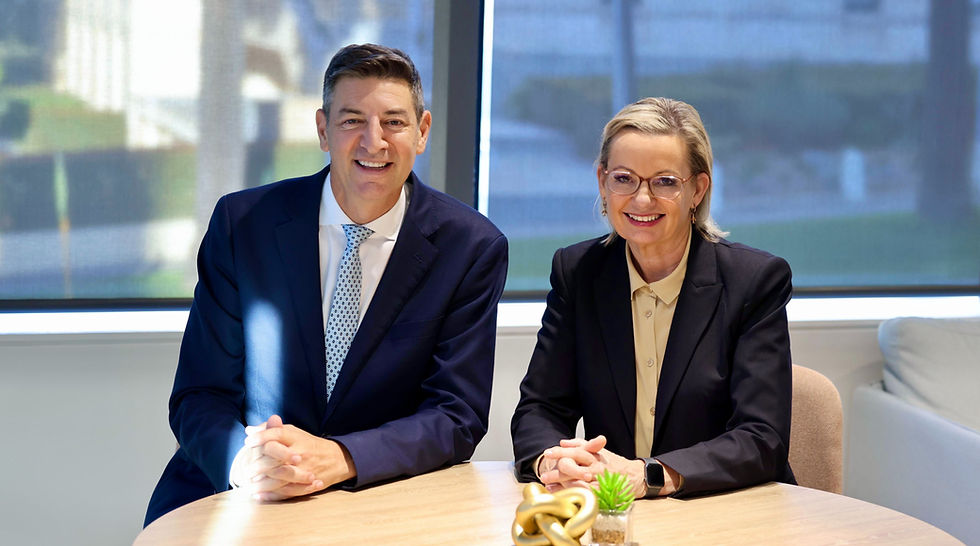Basil Zempilas, Leader of the Opposition in WA and new Federal Liberal Leader, Sussan Ley.