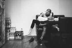 Reportage photo de courses ultra distance à travers l'Europe. Ce sont des courses sans assistance. P