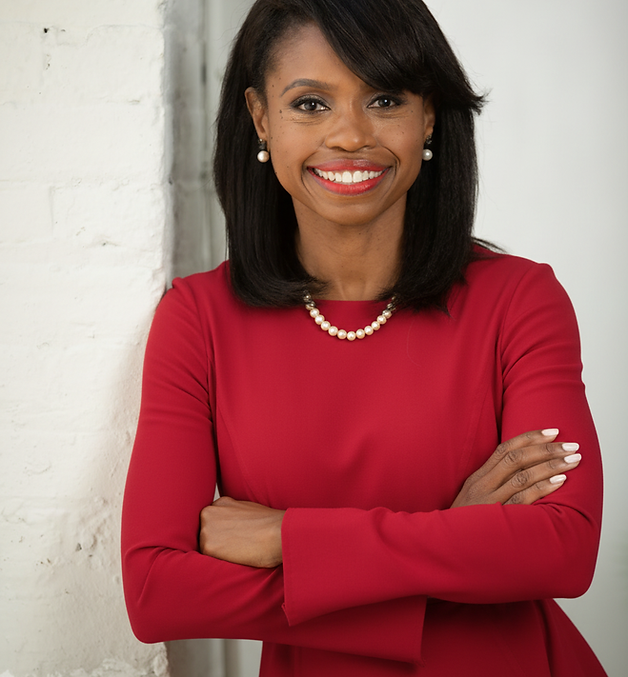 Headshot with Red Dress.png