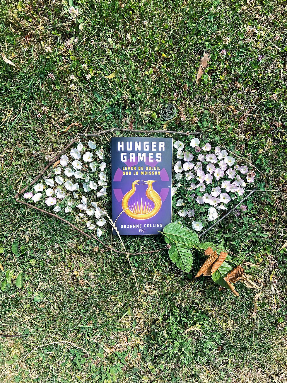 Livre Hunger Games Lever de soleil sur la moisson sur herbe