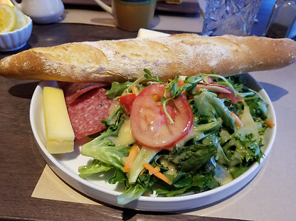 French breakfast plate at Clafoutis in Santa Fe, NM