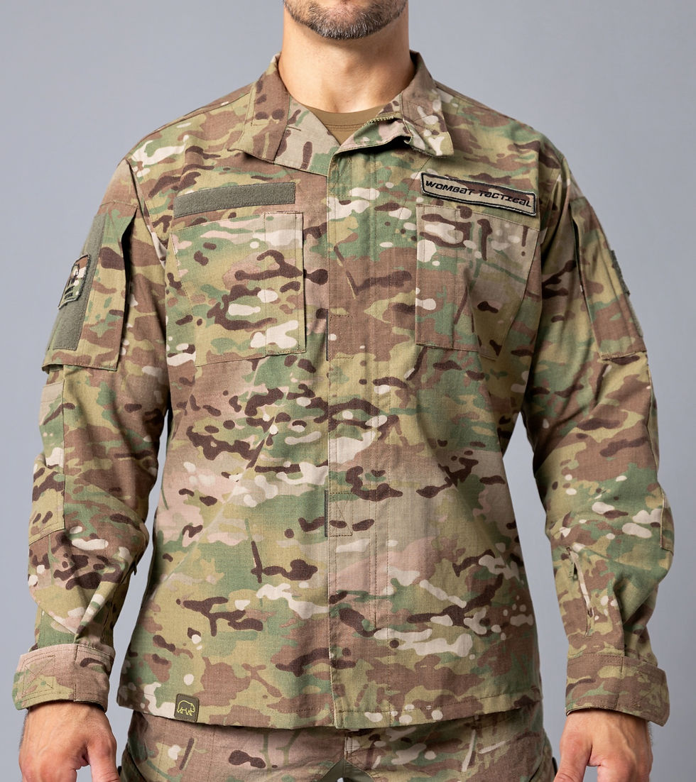 Crye Multicam IRR ACU field shirt, Defender-M, Flame retardant tactical clothing, US Army jacket