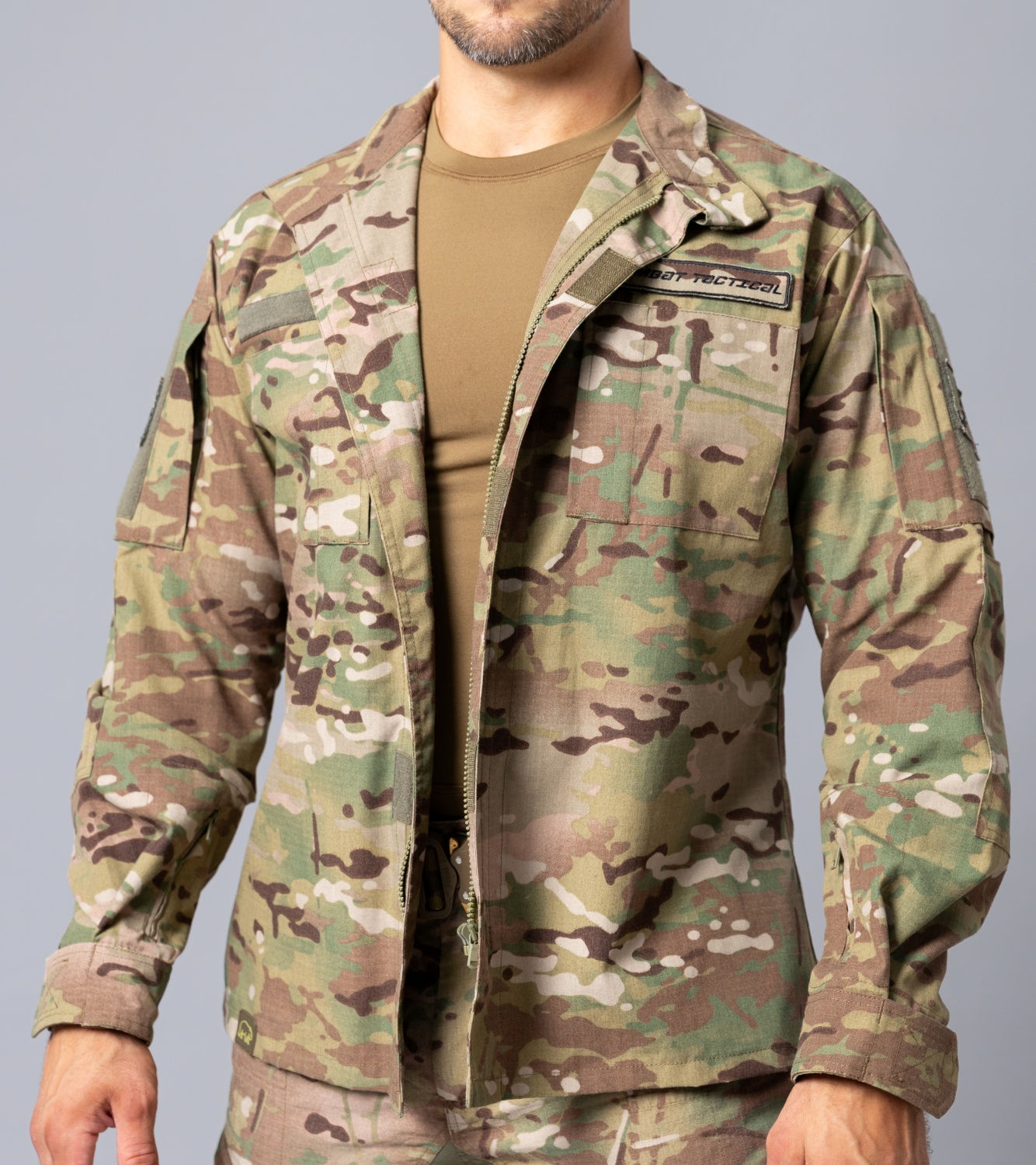 Crye Multicam IRR ACU field shirt, Defender-M, Flame retardant tactical clothing, US Army jacket