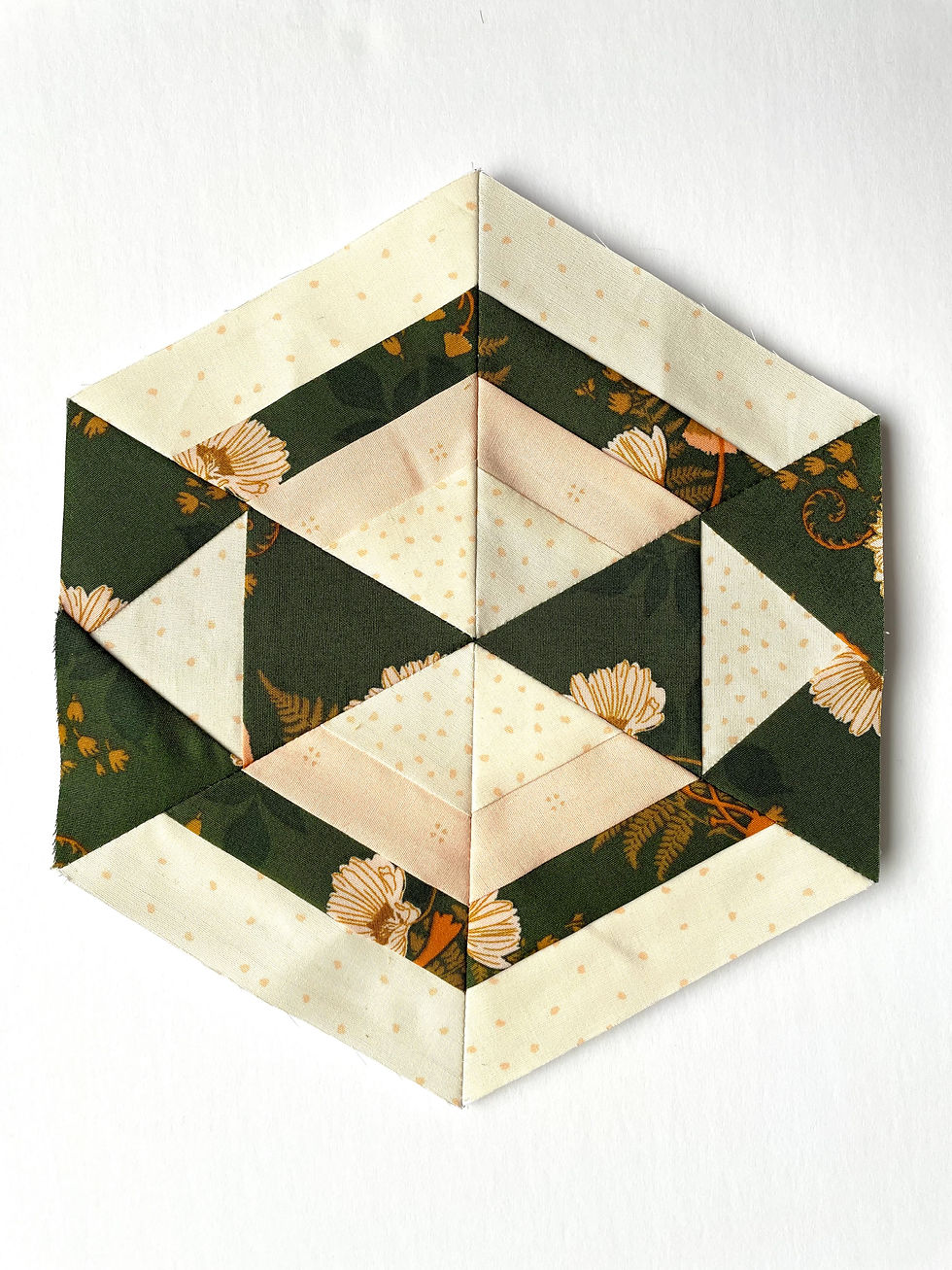 Thumbnail: Equilateral Gone Awry Quilt Block Pattern