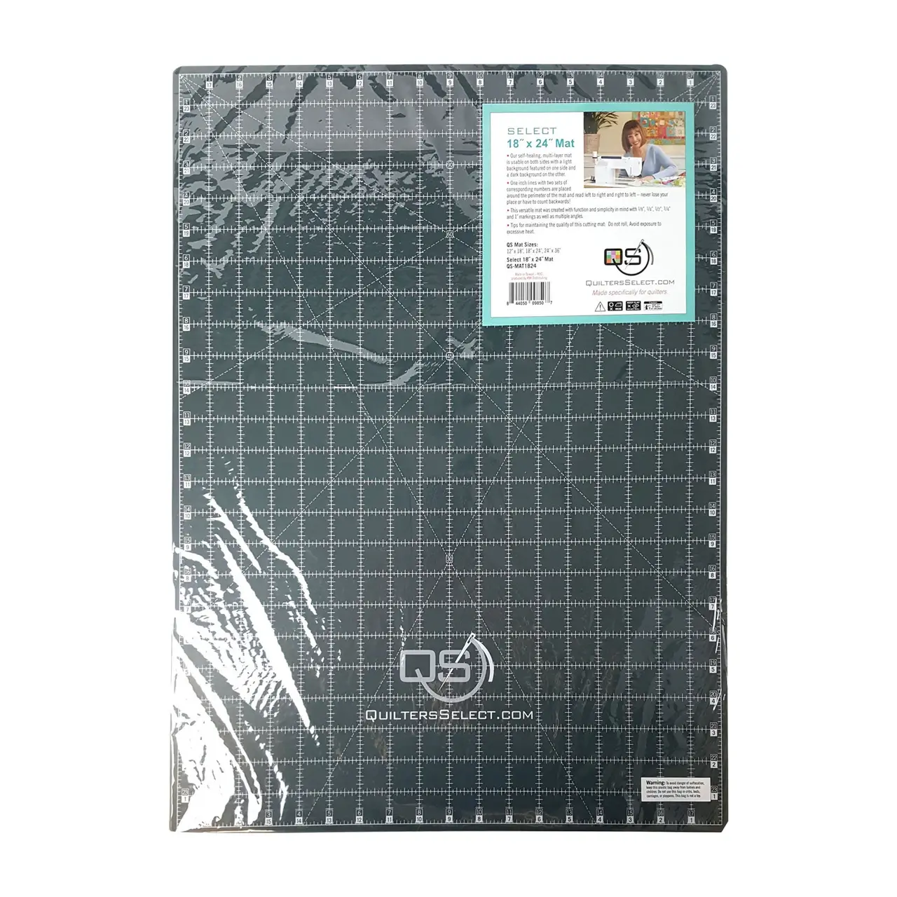 Quilters Select Double-Sided Cutting Mat – 18" × 24"