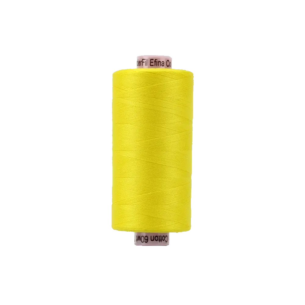 Efina™ 60wt Egyptian Cotton Thread – Yuzu (EF-87), 1500yd Spool