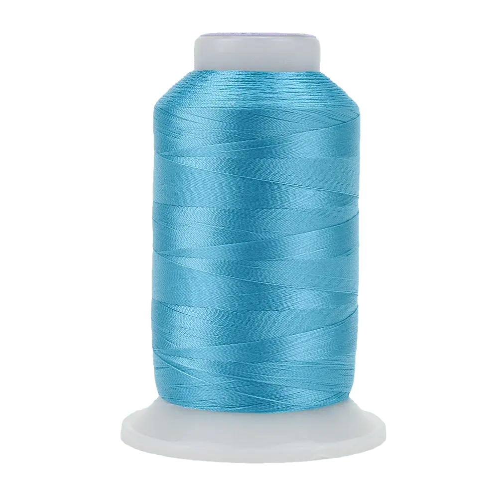 DecoBob™ 80wt Cottonized Polyester Thread –  Bright Turquoise (DB-716), 2000m