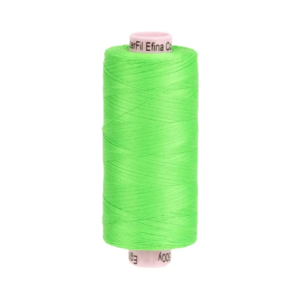 Efina™ 60wt Egyptian Cotton Thread – Palm (EF-109), 1500yd Spool