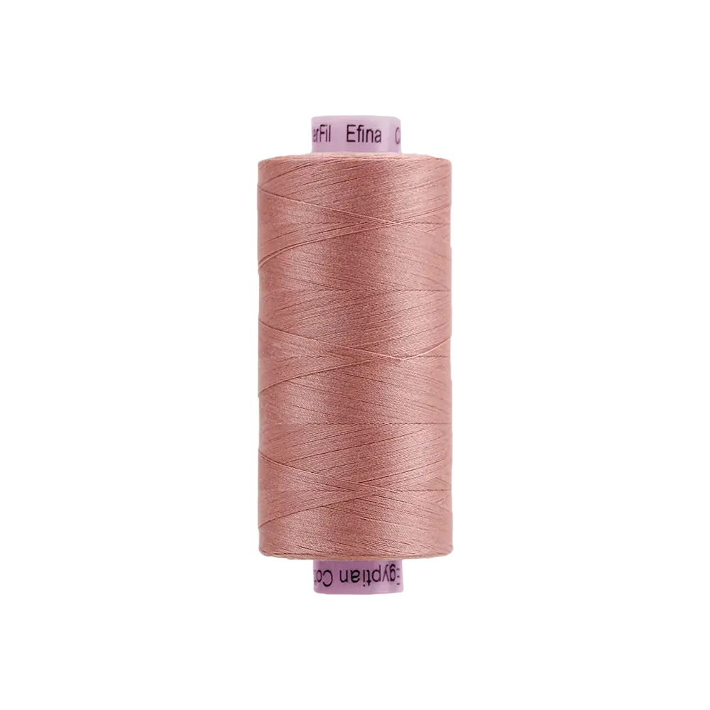 Efina™ 60wt Egyptian Cotton Thread – Toasted Pink (EF-81), 1500yd Spool