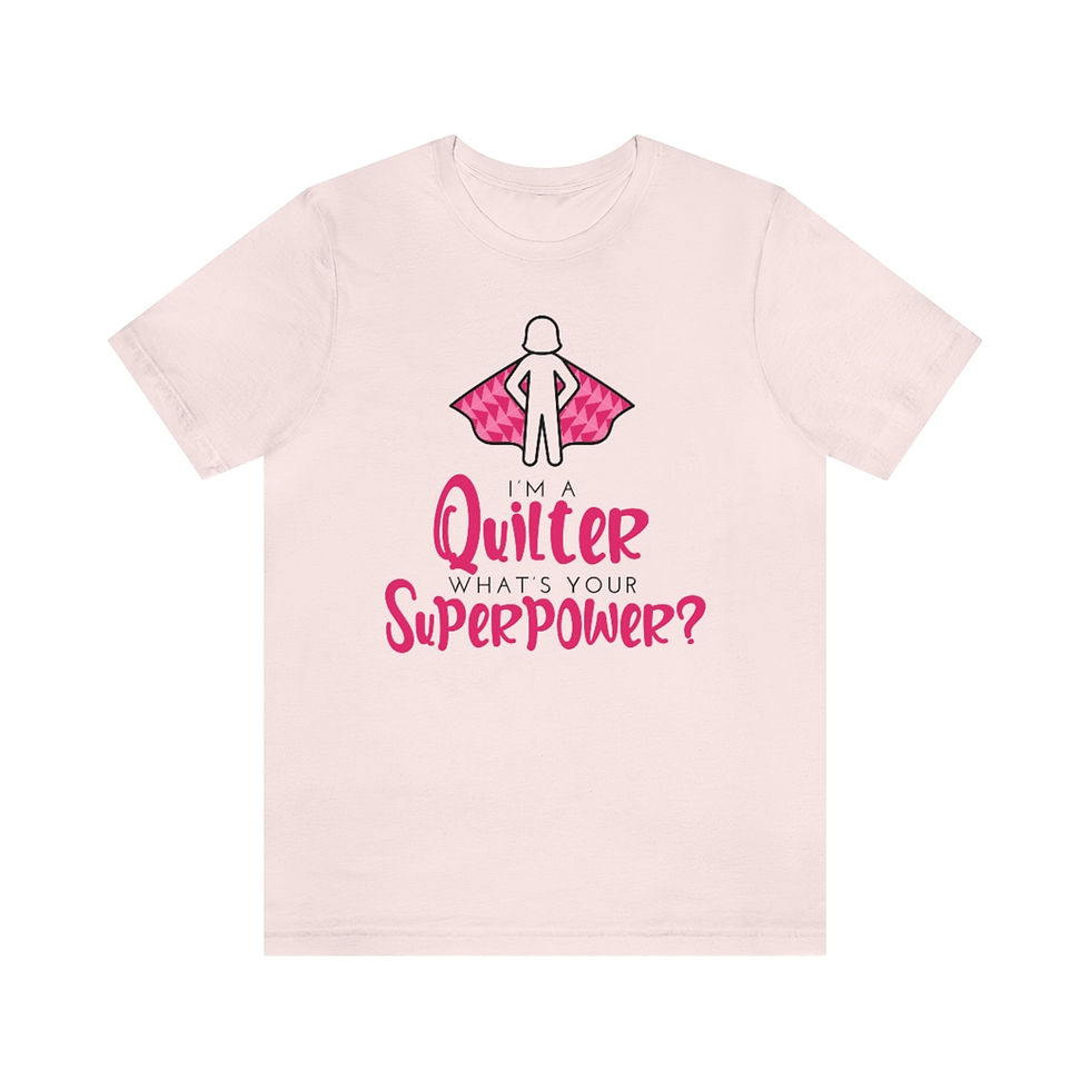 Thumbnail: Unisex Jersey Short Sleeve Tee - I'm a Quilter What's Your Superpower?