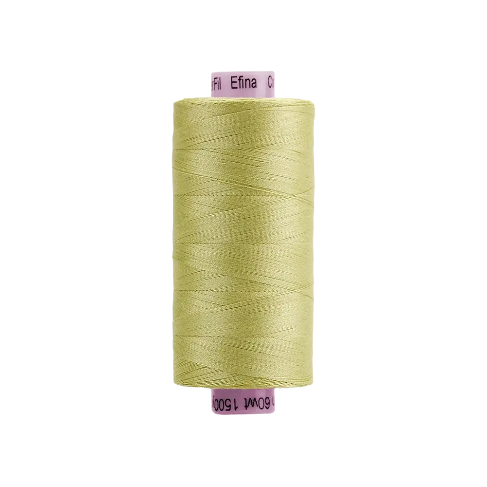 Efina™ 60wt Egyptian Cotton Thread – Golden Wheat (EF-32), 1500yd Spo