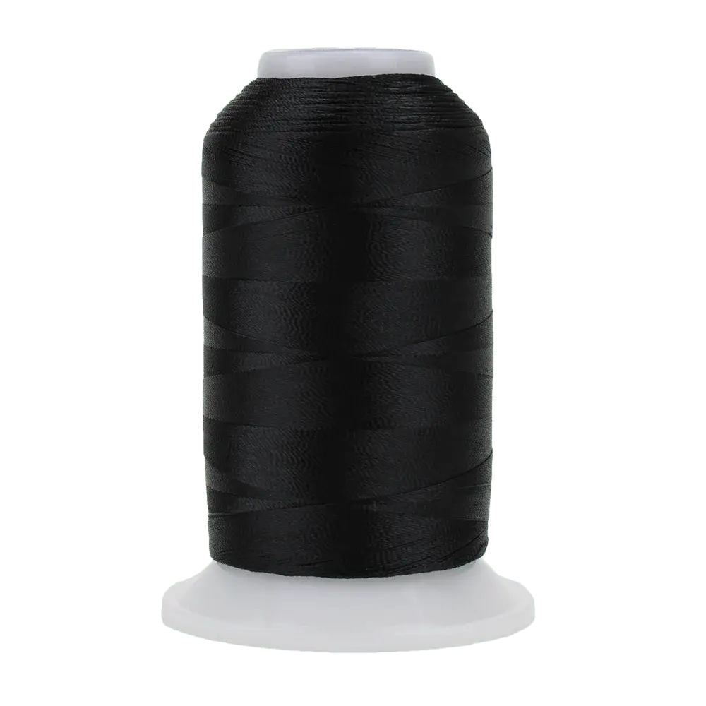 DecoBob™ 80wt Cottonized Polyester Thread –  Black (DB-101), 2000m Sp