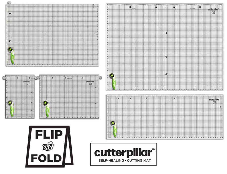Flip n Fold Cutting Mat by Cutterpillar