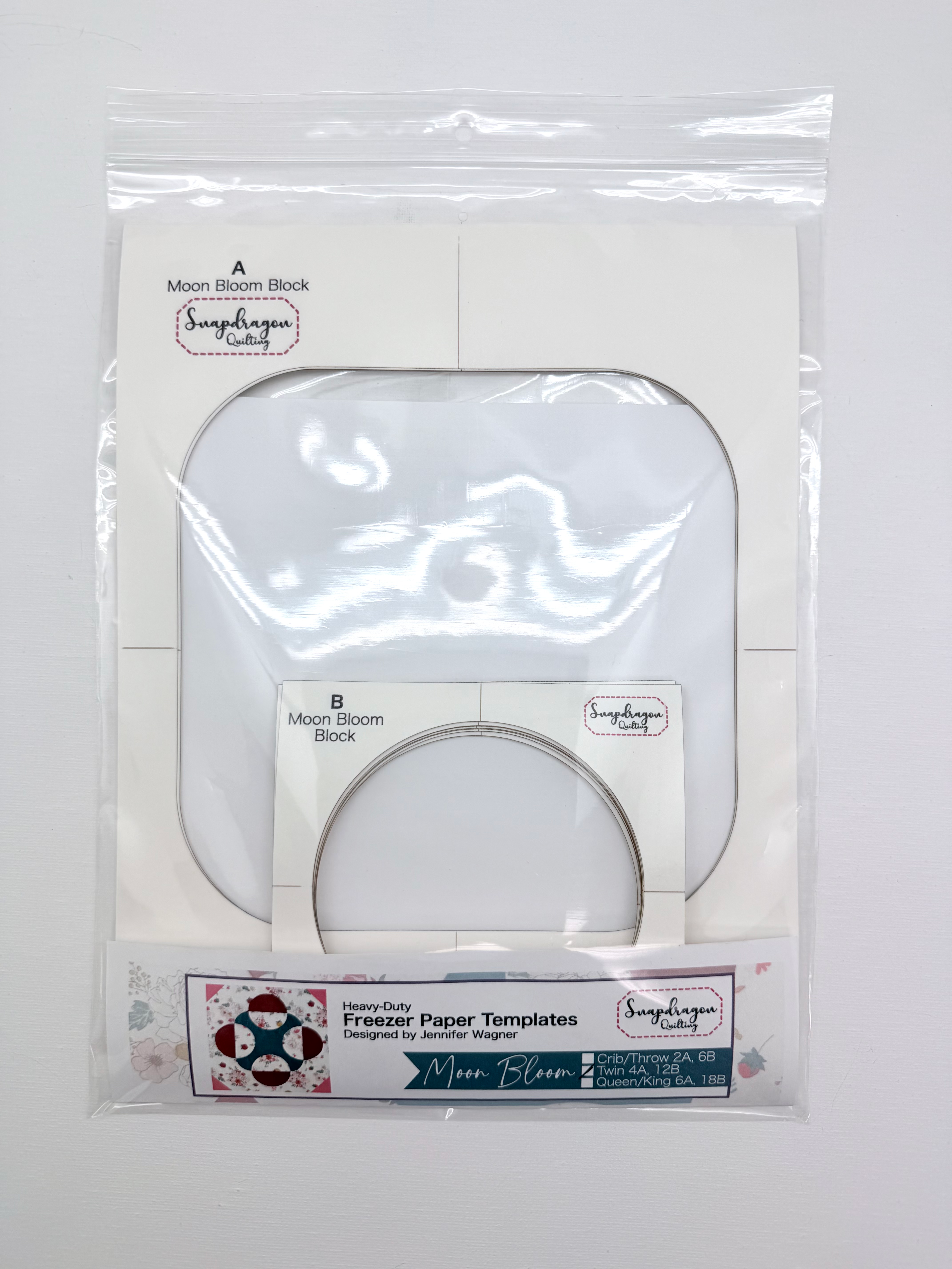 Moon Bloom Heavy-Duty Freezer Paper Templates