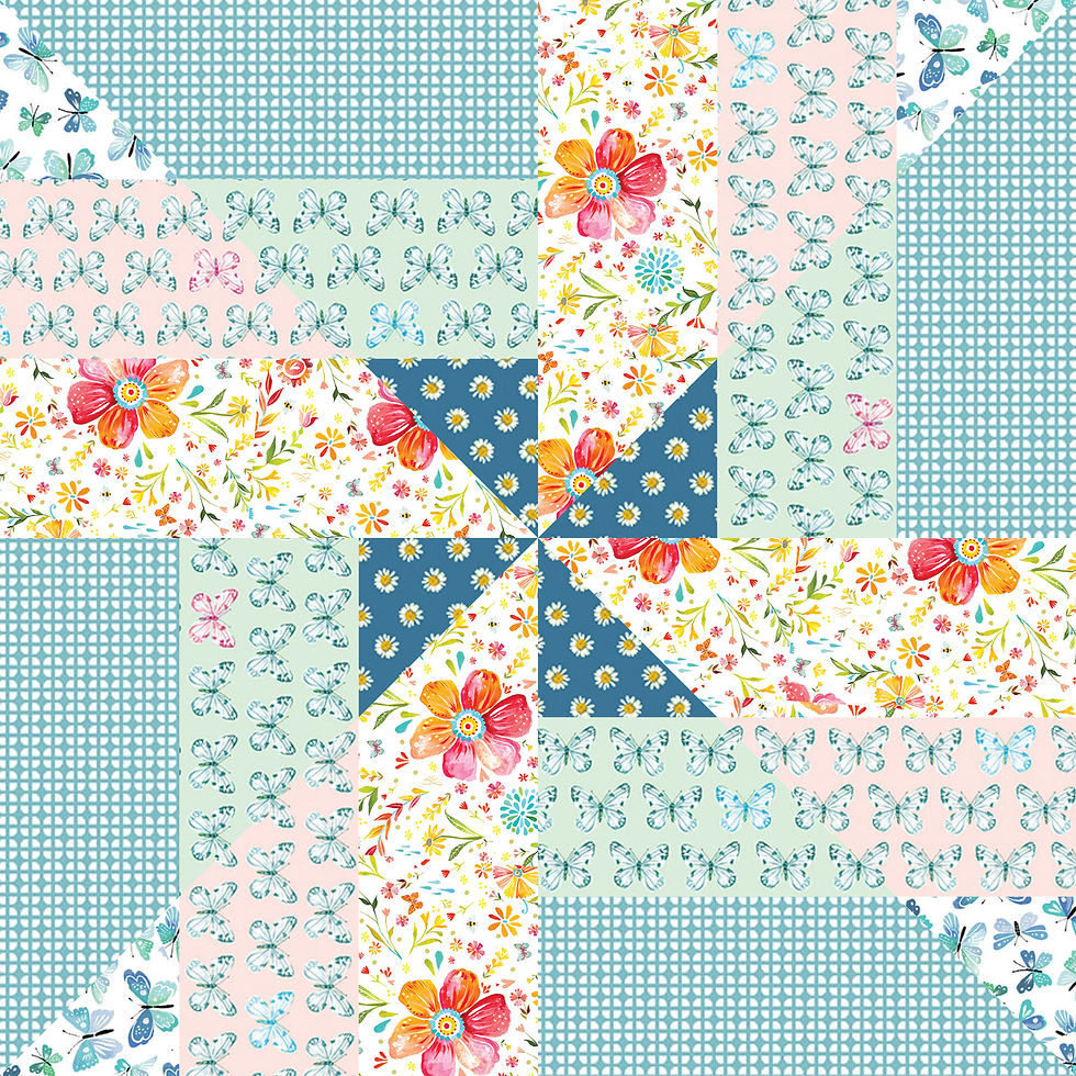 Prairie Fence Quilt Block - Jen Wagner