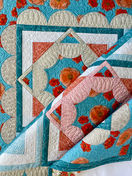 The Poppy Louise Quilt Pattern and Coloring Pages Featuring the Modern Vintage: Treasured Fabric Blog Hop