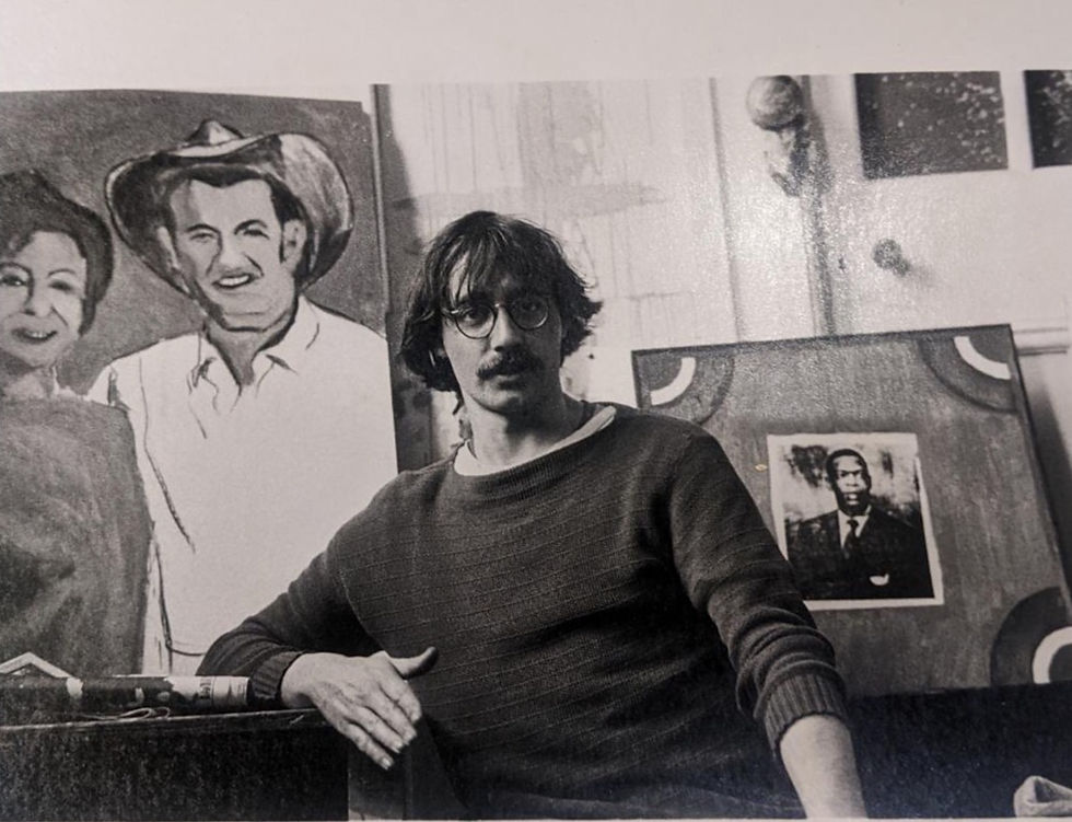 Dave, the art school years.