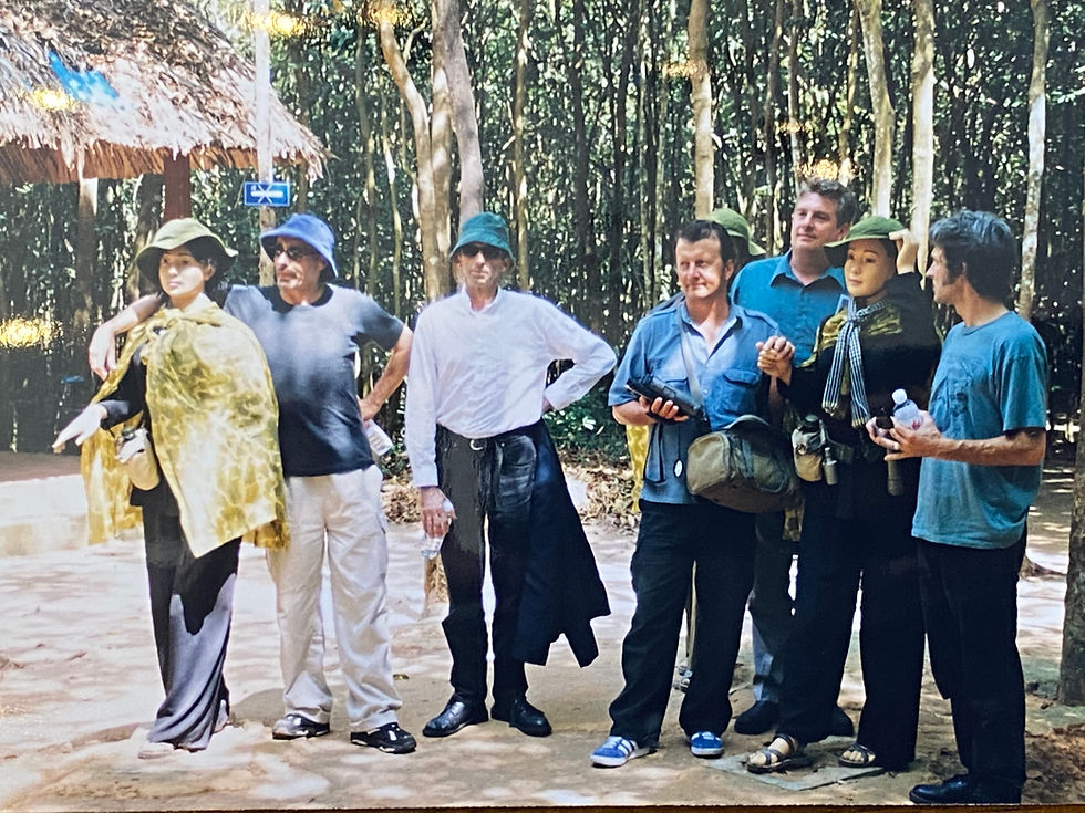 Jan 2000: The Band visit Cu Chi Tunnels, VN, for the final gig of the classic line-up.