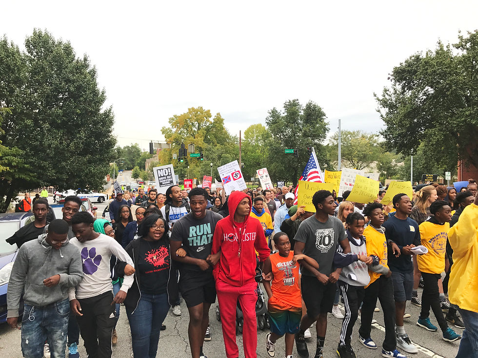 "Nothing great about hate" rally