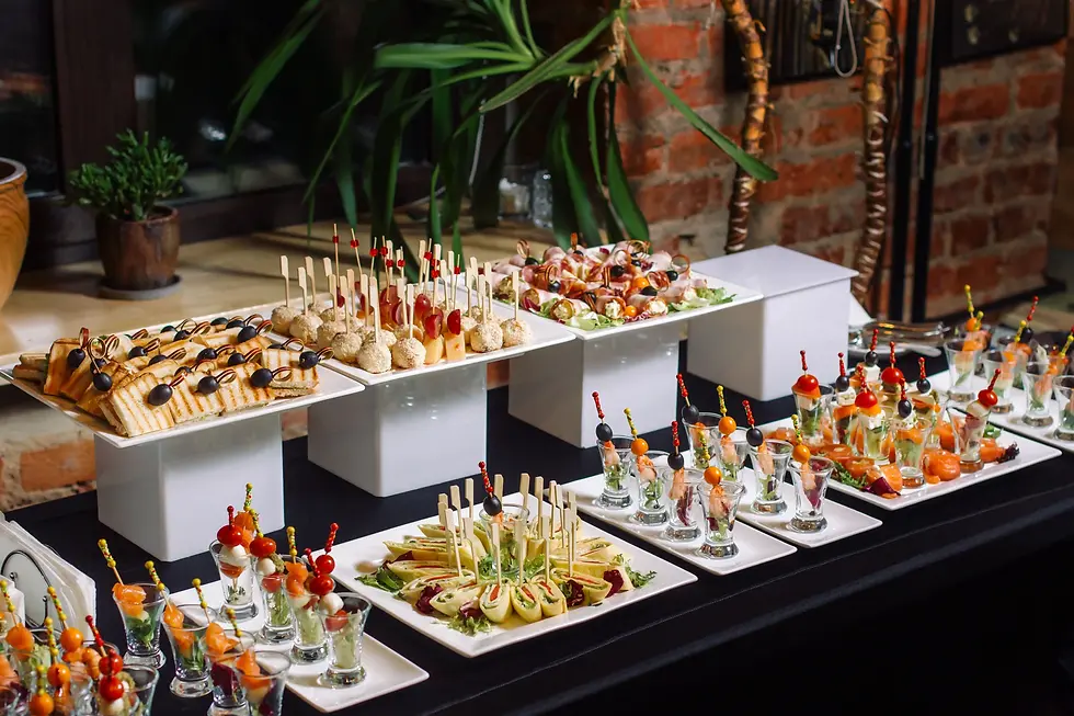 Traiteur noel entreprise paris - buffet apéritifs