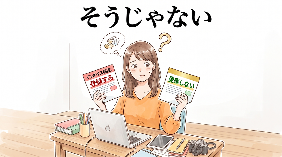 インボイス制度は「登録する・しない」の話ではない
