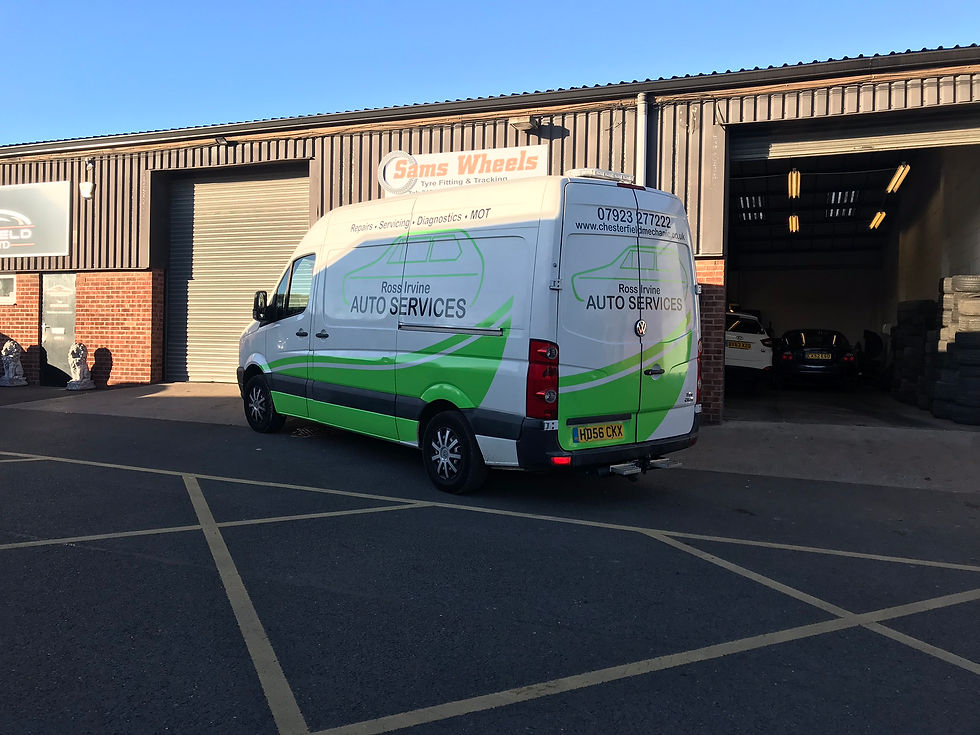 Our Van outside