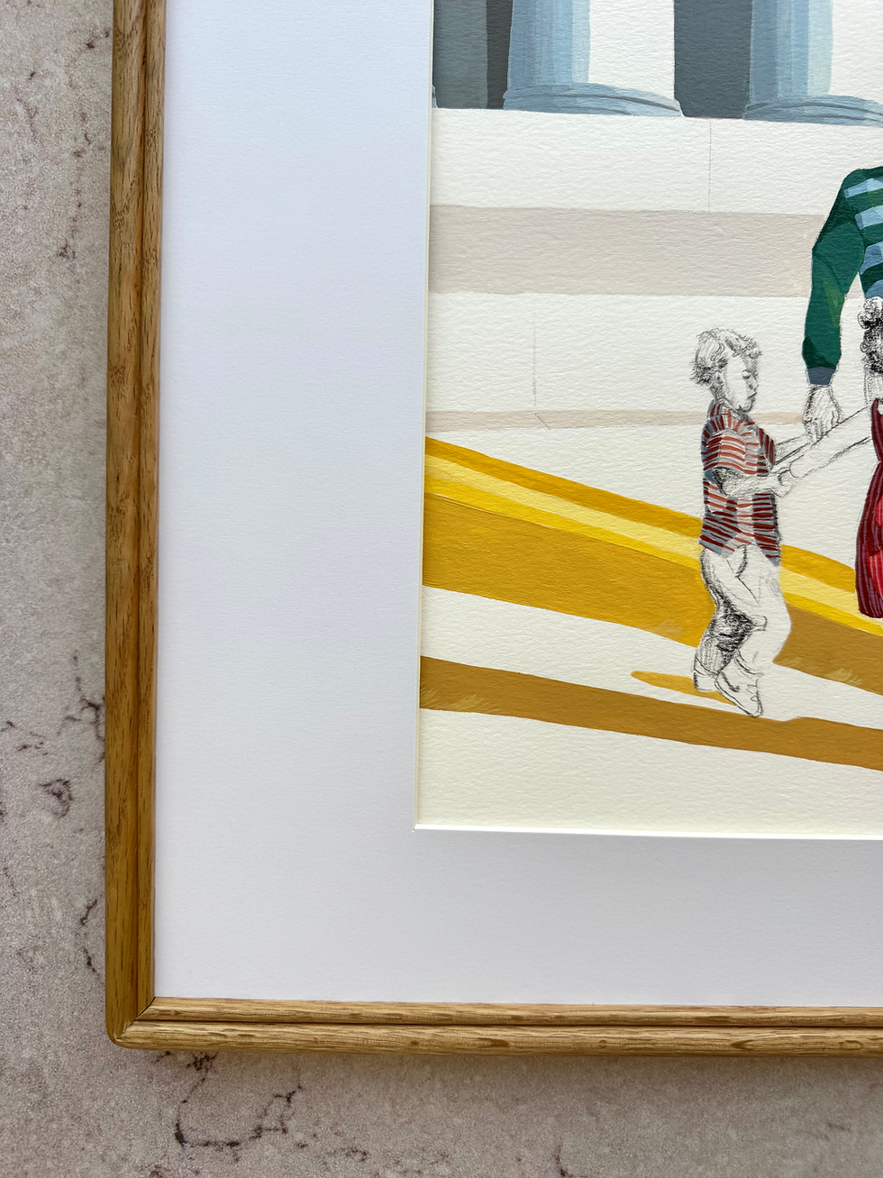 Thumbnail: Custom Mixed-Media Family Portrait
