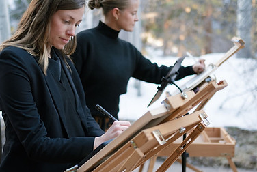 Vail Guest Portraits with Artist Team