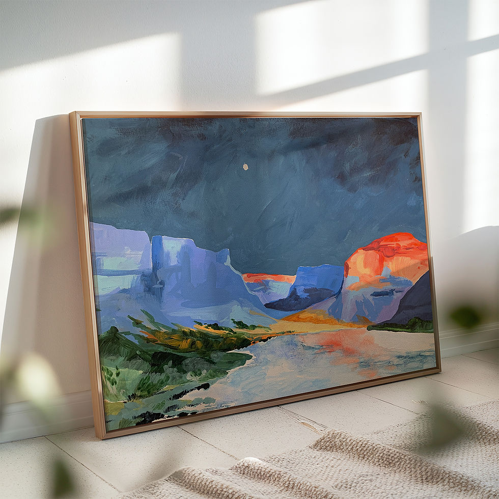 Thumbnail: Utah Float | Framed River Rafting Canvas Print