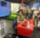 Tim Watson editing live at the NEC