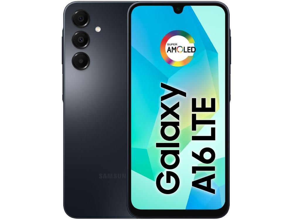 Samsung Galaxy A16 Smartphone 128GB Black 4GB RAM 6.7" FHD+ Triple Camera up to 