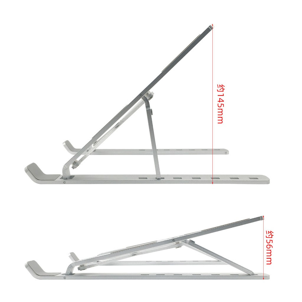 Suporte Aluminio notebook Dobrável Ergonômico Ajustável fino ipad para tablet