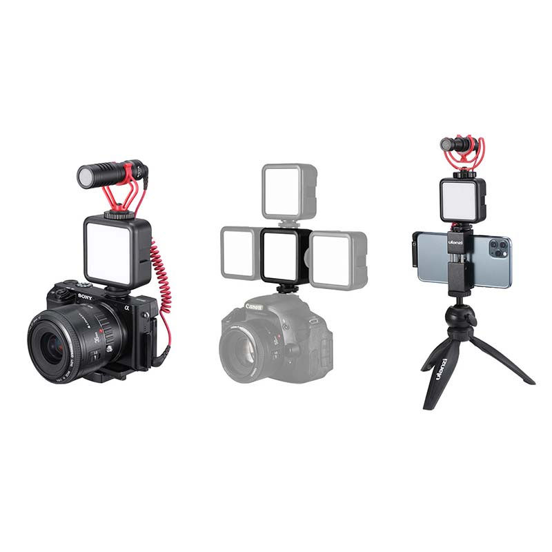 Miniatura: Luz LED Ulanzi VL49 Mini para Vídeo e Fotografia
