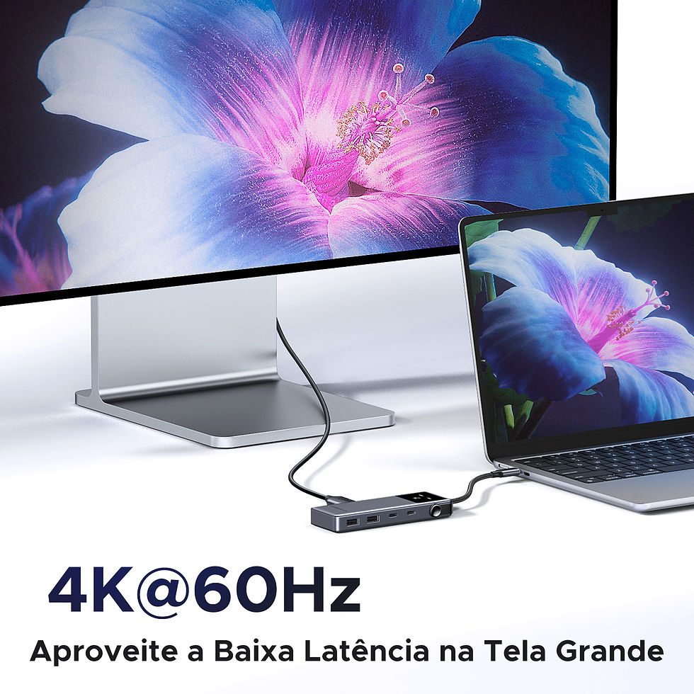 Miniatura: HUB USB-C UGREEN UNO 6 em 1 10Gbps HDMI 4K