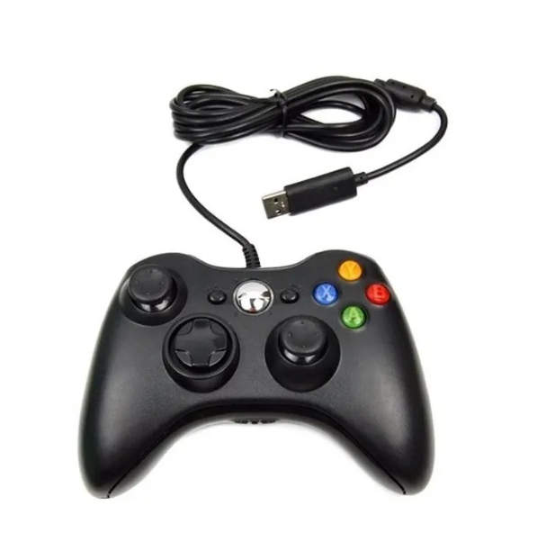 Miniatura: NEVERDIE STORE - Controle De Xbox 360 Com Fio Para Video Game e PC/ Fat E Pc Joy