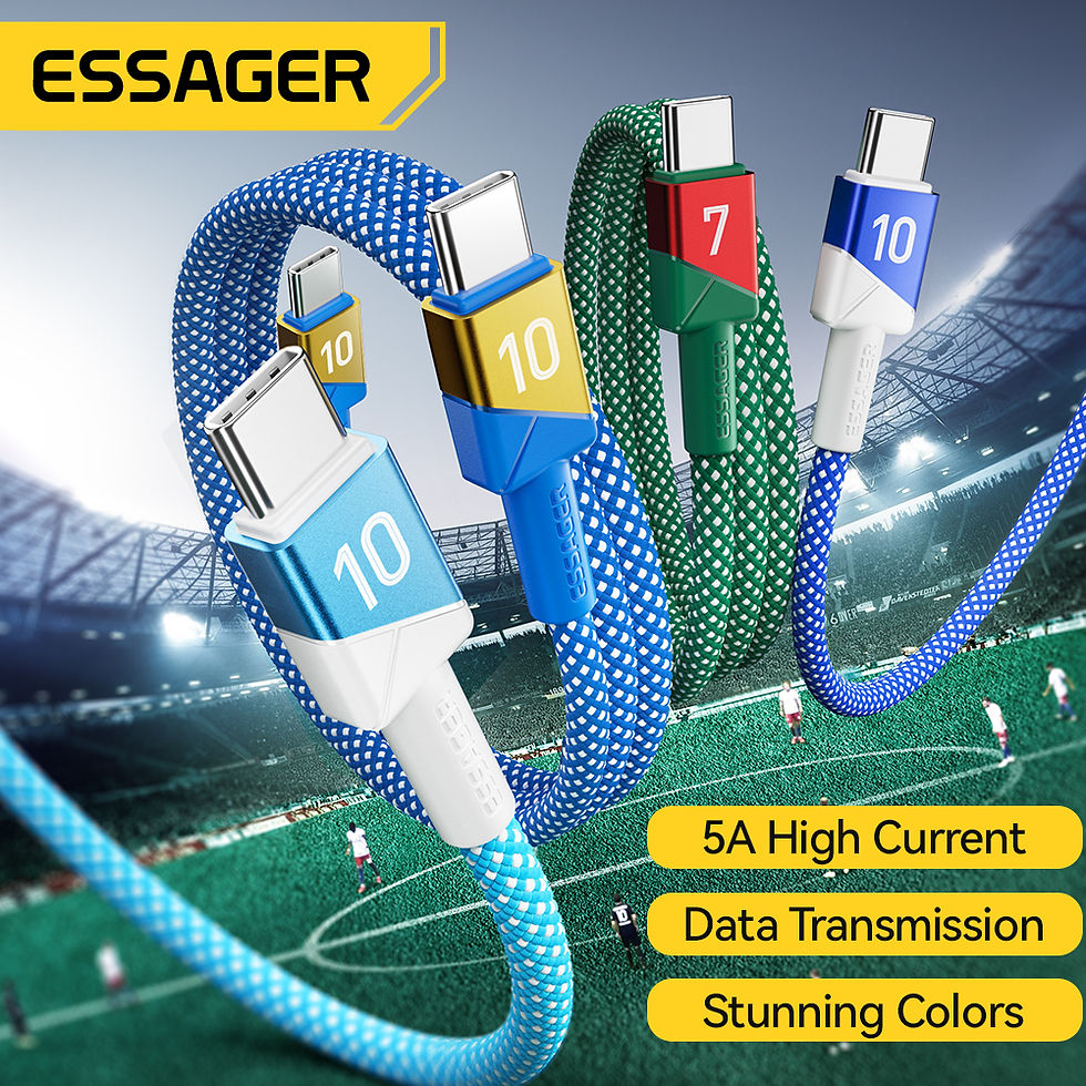 Miniatura: Cabo USB-C Essager 100W Carregamento Rápido